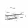 TV Stand Zuzu 150 - White White