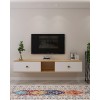 TV Stand Zuzu 150 - Sapphire Oak, White Sapphire Oak
White