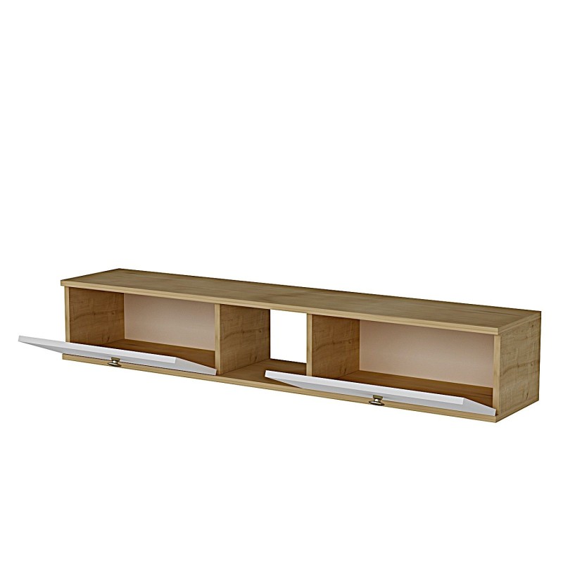TV Stand Zuzu 150 - Sapphire Oak, White Sapphire Oak
White