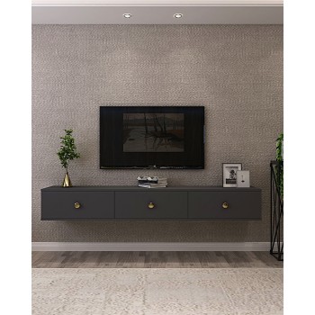 TV Stand Zuzu 180 - Anthracite Anthracite
