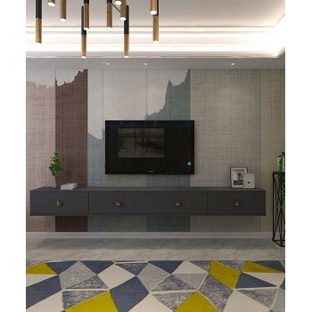 TV Stand Zuzu Double - Anthracite Anthracite