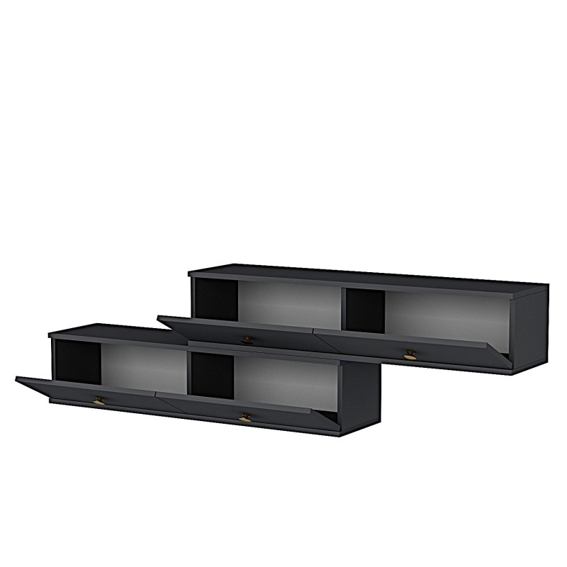 TV Stand Zuzu Double - Anthracite Anthracite