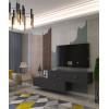TV Stand Zuzu Double - Anthracite Anthracite