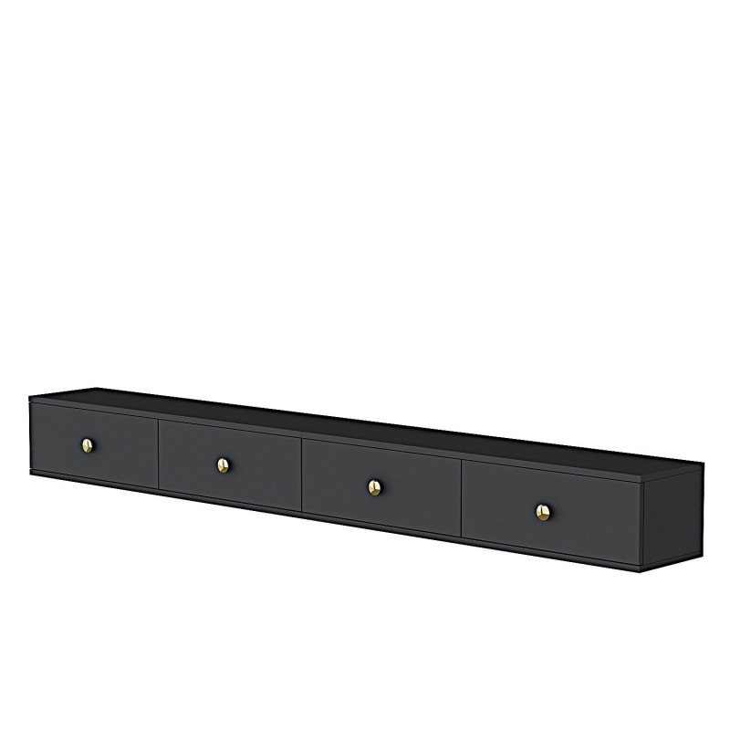 TV Stand Zuzu Double - Anthracite Anthracite