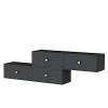 TV Stand Zuzu Double - Anthracite Anthracite