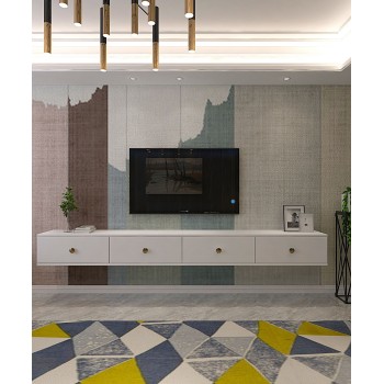 TV Stand Zuzu Double - White White