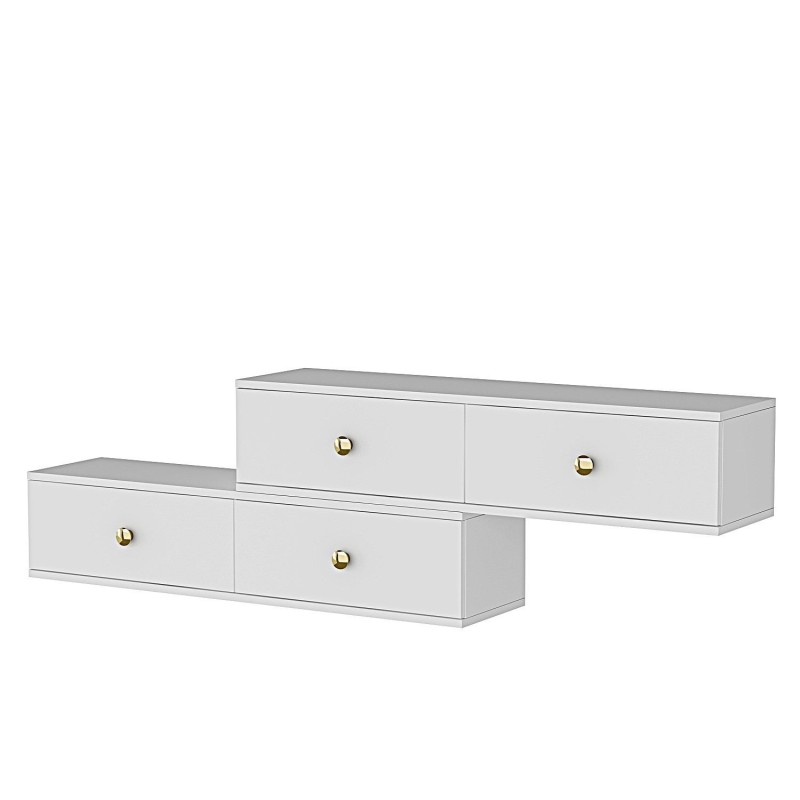 TV Stand Zuzu Double - White White