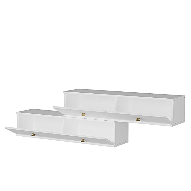 TV Stand Zuzu Double - White White