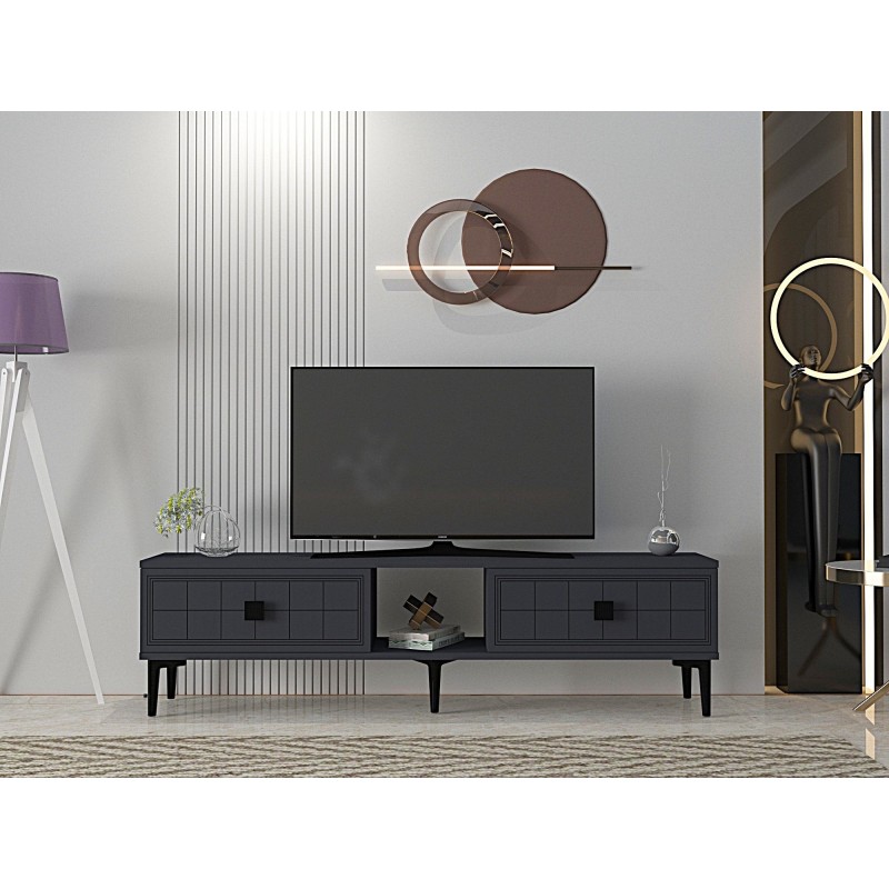 TV Stand Yuka 150 - Anthracite Anthracite