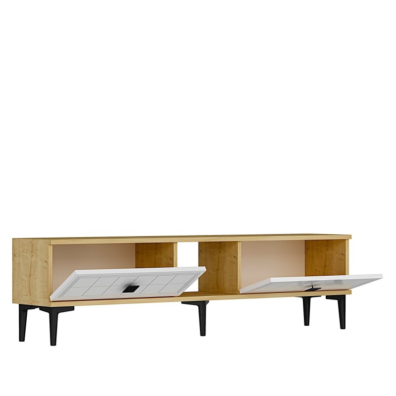 TV Stand Yuka 150 - Sapphire Oak, White Sapphire Oak
White