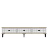TV Stand Yuka 180 - Sapphire Oak, White Sapphire Oak
White