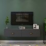 TV Stand Zuzu 120 - Anthracite, Gold Anthracite
Gold