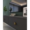 TV Stand Zuzu 120 - Anthracite, Gold Anthracite
Gold