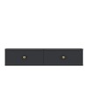 TV Stand Zuzu 120 - Anthracite, Gold Anthracite
Gold