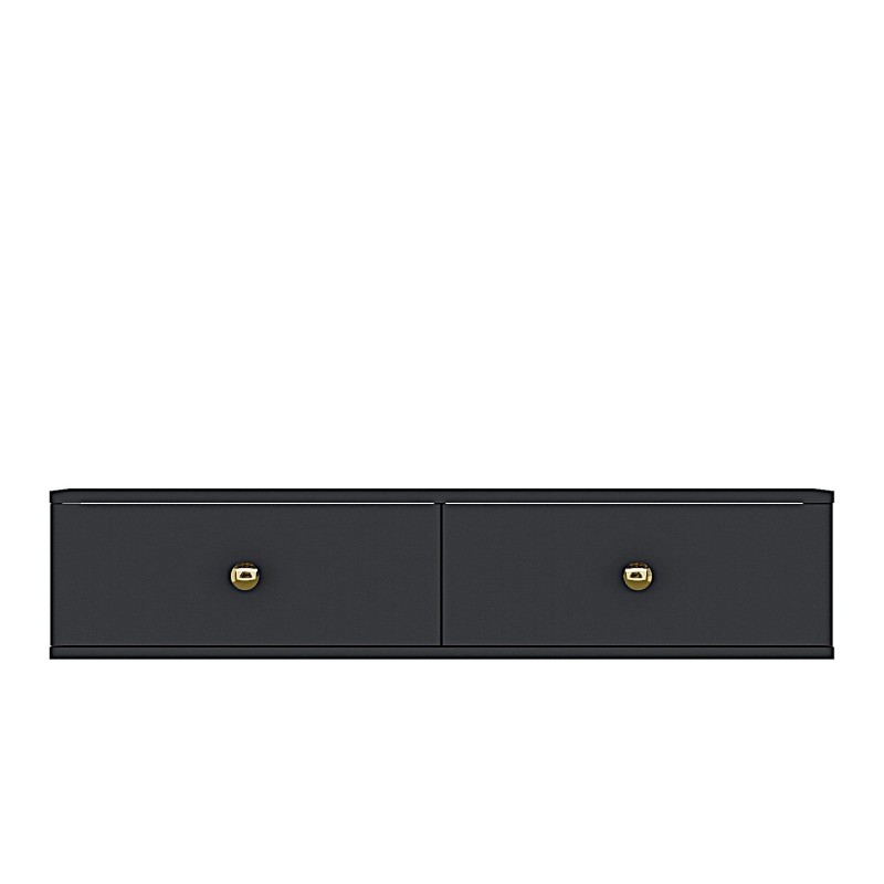 TV Stand Zuzu 120 - Anthracite, Gold Anthracite
Gold