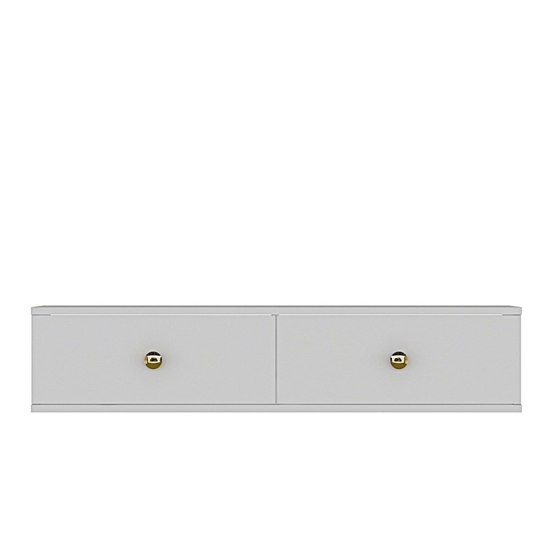 TV Stand Zuzu 120 - White, Gold White
Gold