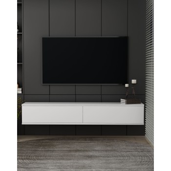 TV Stand Aris - White White