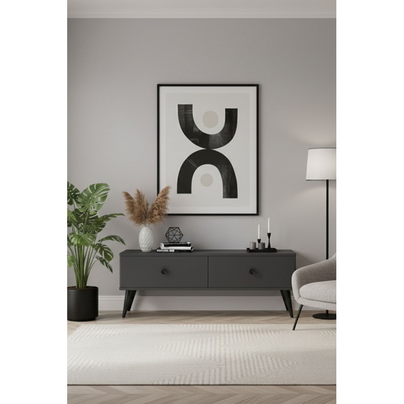 TV Stand Mona 120 - Anthracite Anthracite