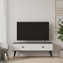 TV Stand Mona 120 - Anthracite, White Anthracite
White