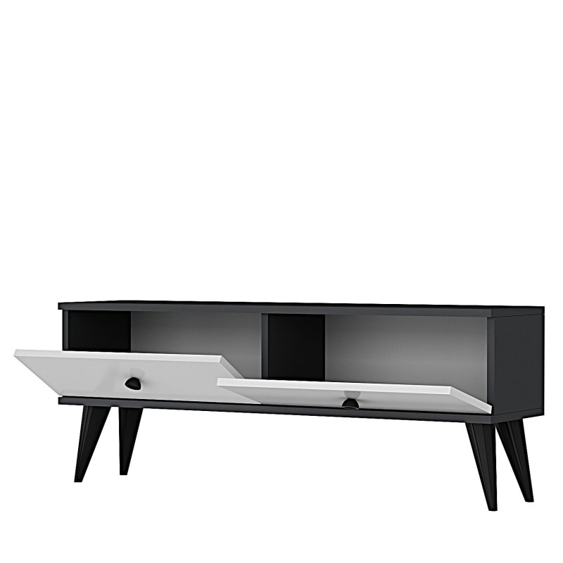TV Stand Mona 120 - Anthracite, White Anthracite
White