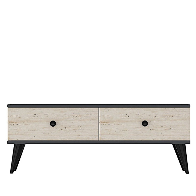TV Stand Mona 120 - Anthracite, Travertine Anthracite
Travertine