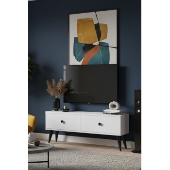 TV Stand Mona 120 - White White