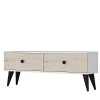 TV Stand Mona 120 - White, Travertine White
Travertine