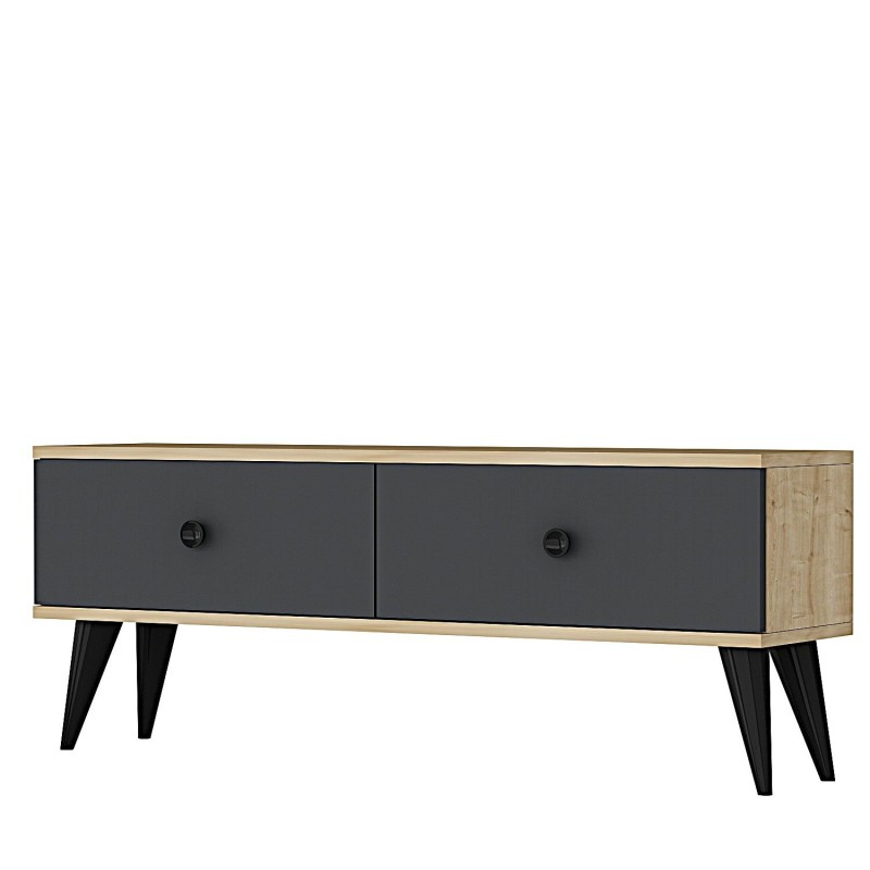 TV Stand Mona 120 - Sapphire Oak, Anthracite Sapphire Oak
Anthracite