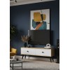 TV Stand Mona 120 - Sapphire Oak, White Sapphire Oak
White