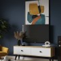 TV Stand Mona 120 - Sapphire Oak, White Sapphire Oak
White