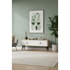 TV Stand Mona 120 - Sapphire Oak, White Sapphire Oak
White
