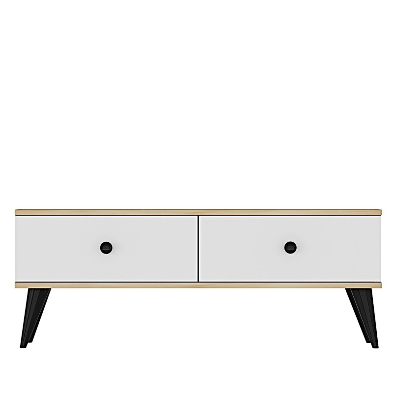 TV Stand Mona 120 - Sapphire Oak, White Sapphire Oak
White
