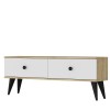 TV Stand Mona 120 - Sapphire Oak, White Sapphire Oak
White