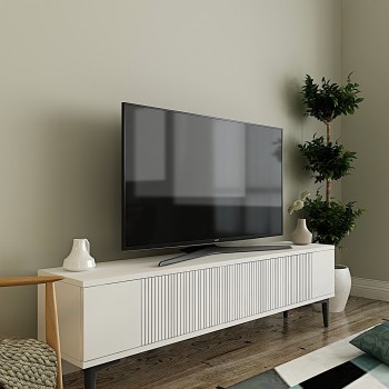 TV Stand Corsa 120 - White White