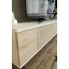 TV Stand Corsa 120 - White, Travertine White
Travertine