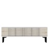 TV Stand Corsa 120 - White, Travertine White
Travertine
