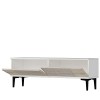 TV Stand Corsa 120 - White, Travertine White
Travertine