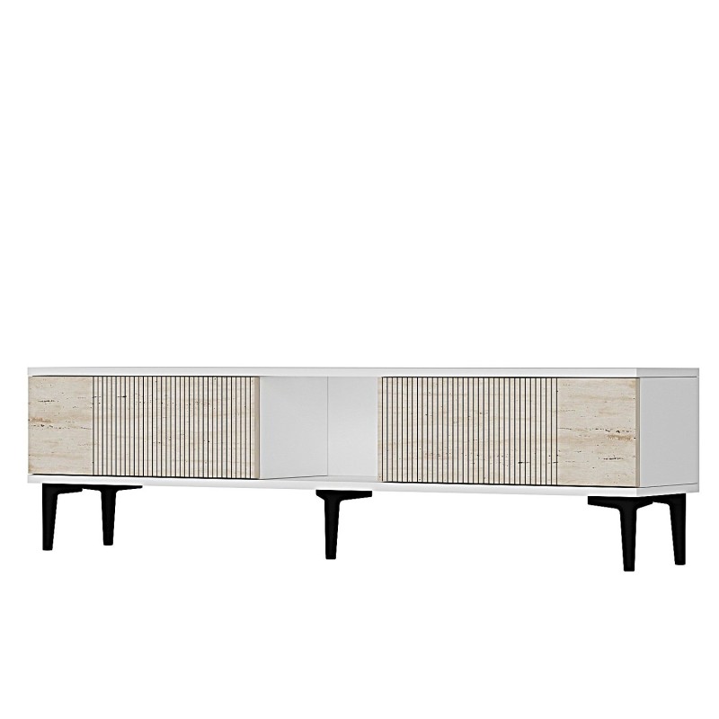 TV Stand Corsa 150 - White, Travertine White
Travertine