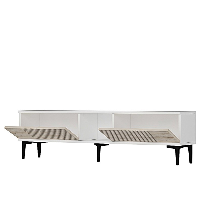 TV Stand Corsa 150 - White, Travertine White
Travertine
