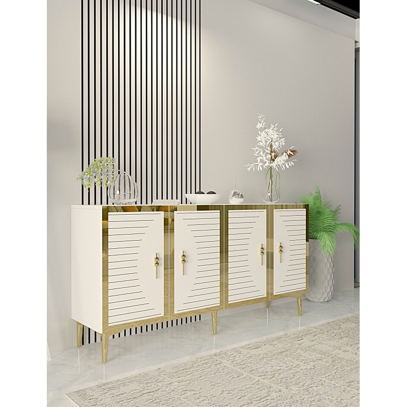 Console Tuna - White, Gold White
Gold
