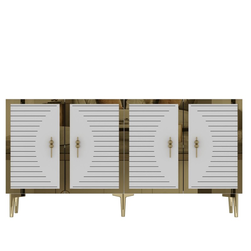 Console Tuna - White, Gold White
Gold