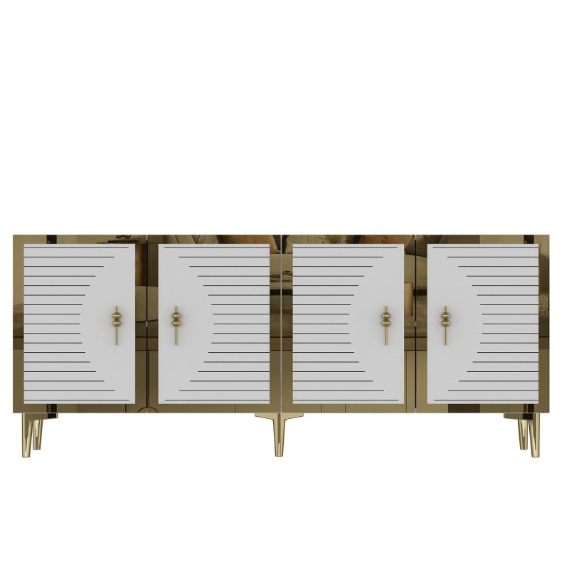 Console Tuna 180 - White, Gold White
Gold