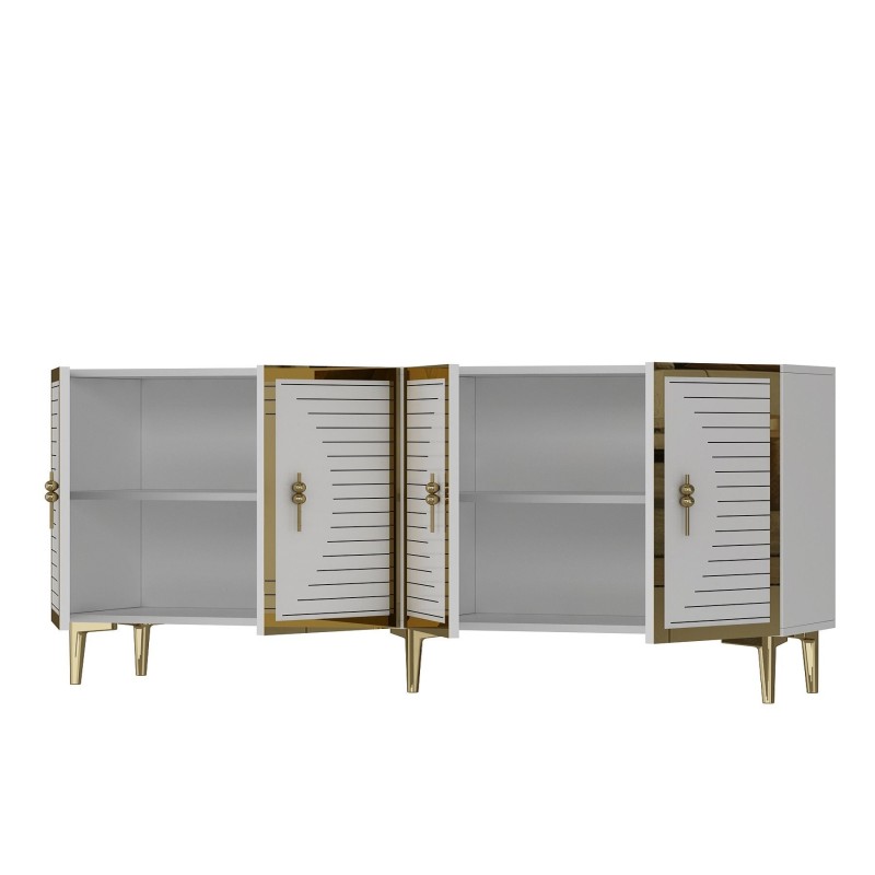Console Tuna 180 - White, Gold White
Gold