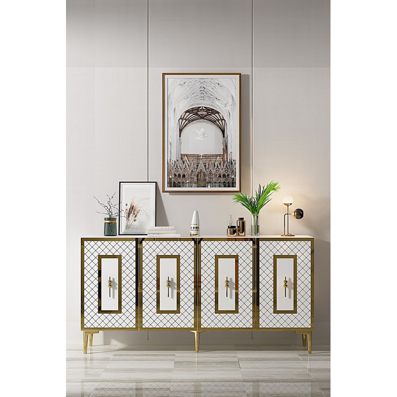 Console Puma 150 - White, Gold White
Gold