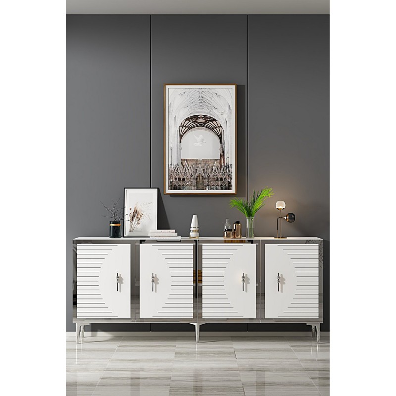 Console Tuna 180 - White, Silver White
Silver