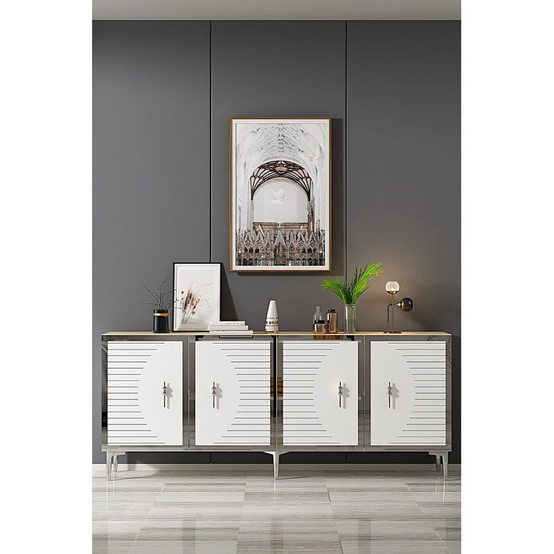 Console Tuna 180 - Sapphire Oak, White, Silver Sapphire Oak
White
Silver