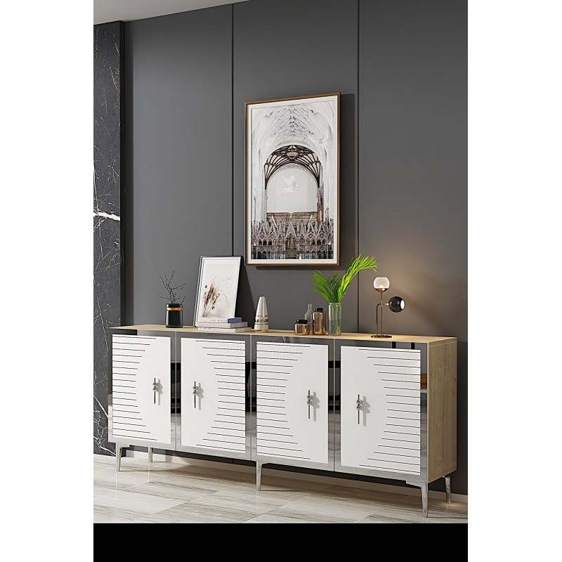 Console Tuna 180 - Sapphire Oak, White, Silver Sapphire Oak
White
Silver