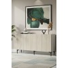 Console Zeynep 150 - White, Travertine White
Travertine
