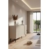 Console Zeynep 150 - White, Travertine White
Travertine