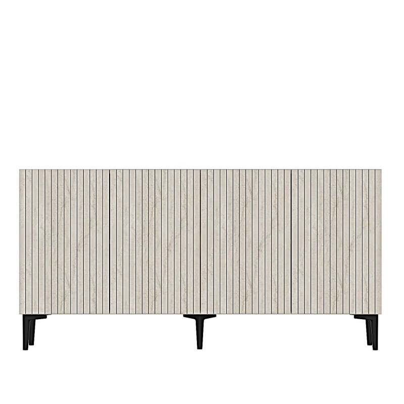 Console Zeynep 150 - White, Travertine White
Travertine